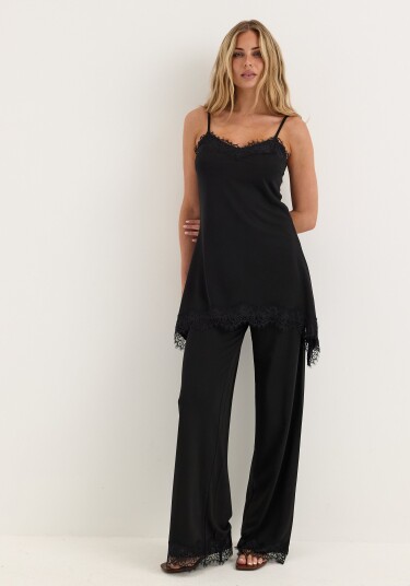 Bubbleroom Lace Detail Singlet