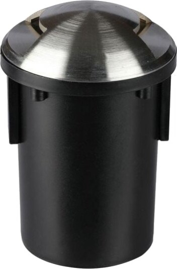 V Tac Mr16 Innfelt Lampe I Rustfritt Stål Sort/Sølv Rund Med 2 Åpninger Ip67