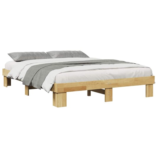 Sengeramme uten Madrass 160x200 cm Heltre Eik 8721158628497
