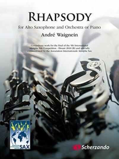 Rhapsody  For Alto Saxophone and Orchestra or Piano