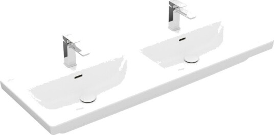 VILLEROY & BOCH SUBWAY 3.0 DOBBEL MØBELSERVANT 130X47 HVIT ALPIN