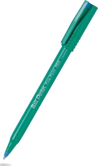 Rollerpen Ball Pentel R-50 Blå 0,5Mm - (12 Stk.)