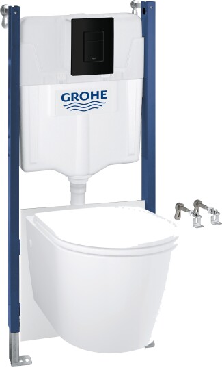 Grohe Solido Start Round 5 I 1 Innbyggingstoalett Matt Sort