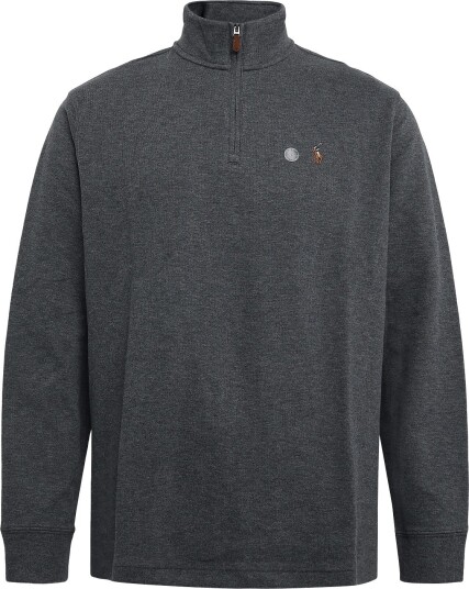 Polo Ralph Lauren 40/1 Dbl Knit Jacq Knt Pullover   Grey   M