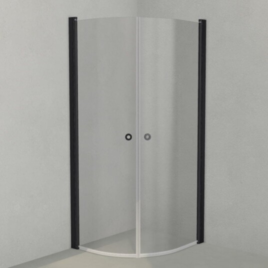 INR Iconic Nordic Rooms Dusjhjørne Linc Niagara Original, Grått Glass Svart Matt / 80x90cm INR Iconic Nordic Rooms Dusjhjørne Linc Niagara Original, Grått Glass Svart Matt / 80x90cm