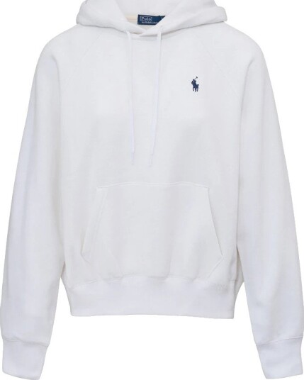 Polo Ralph Lauren Lightweight Fleece Long-Sleeve Polo - White - L Polo Ralph Lauren Lightweight Fleece Long-Sleeve Polo - White - L