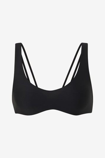 Stronger Bikini BH Ruched Bikini Bra Svart