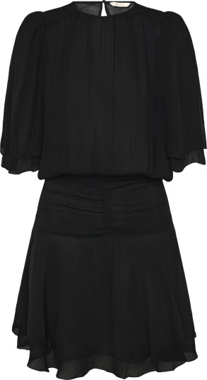 by Ti Mo Chiffon Mini Dress Black M