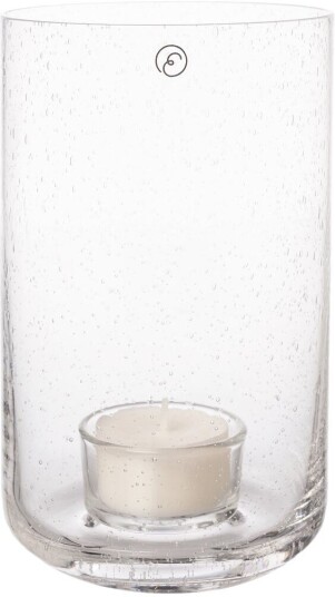 Ernst Lyslykt i Glass Klar Ø9x15 cm - Elegant Lysestake