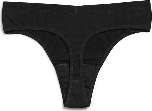 Imse Vimse Period Underwear Thong Light Flow - BLACK - XL