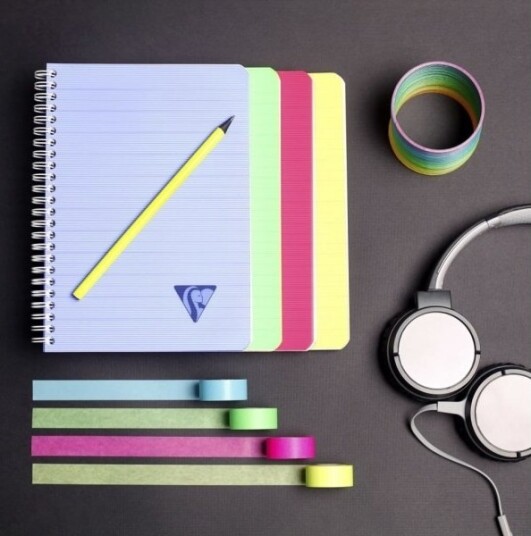 Clairefontaine Linicolor Kladdebok A5 90 Linjersider