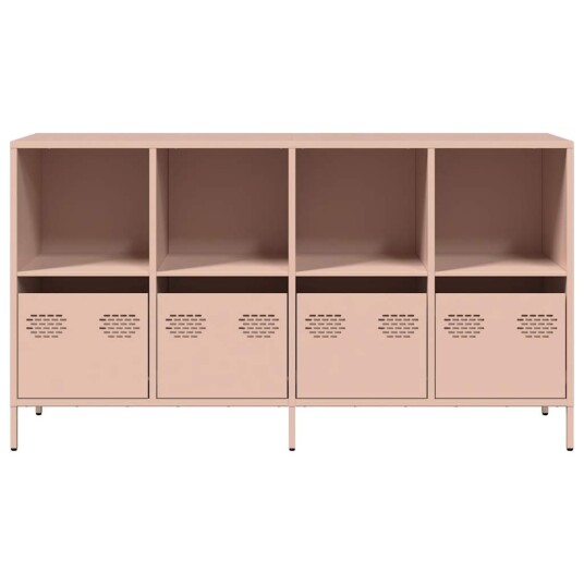 Skjenk rosa 135x39x73,5 cm kaldvalset stål