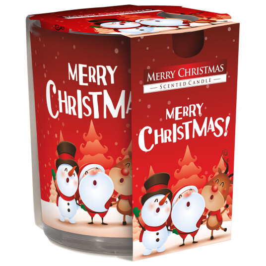 Duftlys Glass Merry Christmas Aura Duftlys