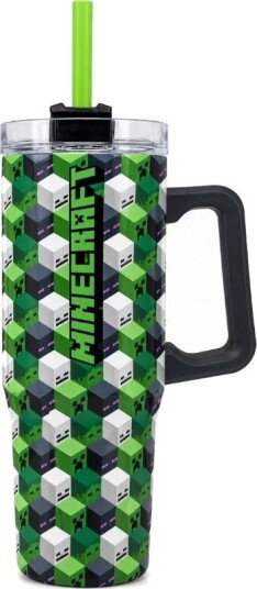 Minecraft Xl Drikkekopp 940ml Isolert Tumbler I Rustfritt Stål
