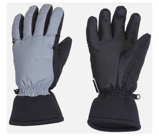 Lenny Jr Gloves, Reflective Silver, 3,  Skihansker