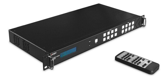 LINDY 4x4 HDMI 4K60 Matrix with Video Wall Scaling