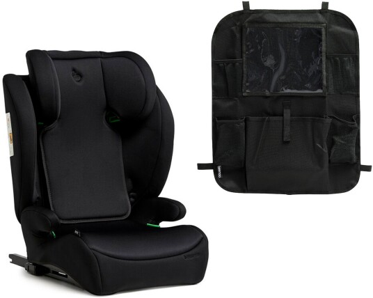 Beemoo Ride i-Size Beltestol ISOFIX inkl. Beemoo Smart Organizer, Black Stone
