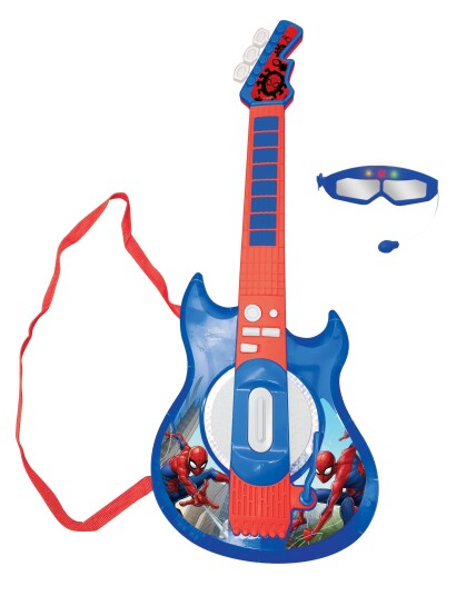 Lexibook Elektronisk SpidermanGitar Med Tilbehør Gitar For Barn 87429