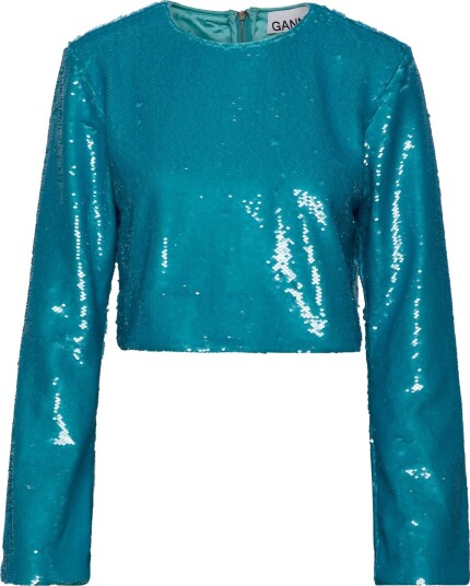 Ganni Sequins Blue 36