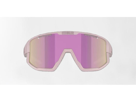 Bliz Fusion Medium 33 sykkelbriller brown mirror/pink lens matte pink