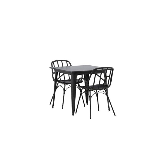 Venture Home Spisegruppe Venture Home Tempe 80 cm med 2 Dyrön Stoler GR22998