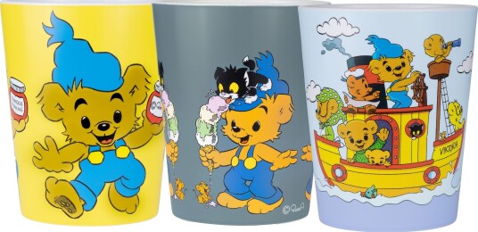 Bamse Tumblerkopper 3-Pakk