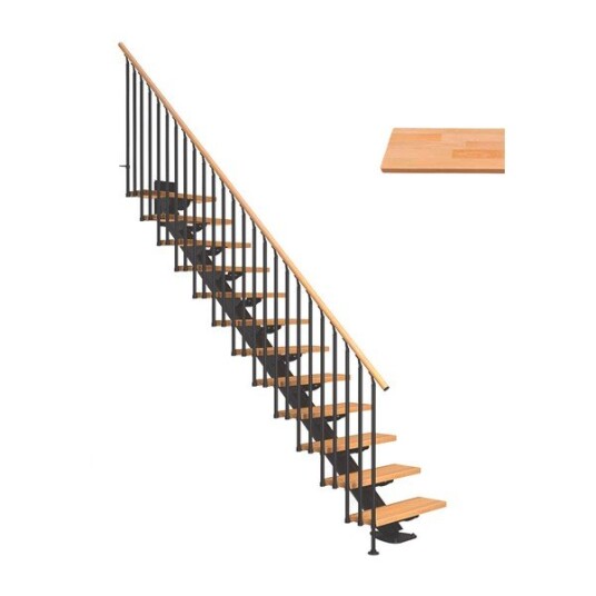 Dolle Sydney Bøk Oljet Rett Trapp Antracit Classiciii 13T 75W