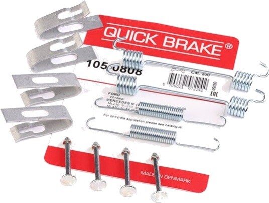 QUICK BRAKE 105-0808 Tilbehørsett, håndbremsesko