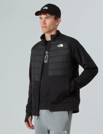 The North Face M Reaxion 2.0 Fleece Hybrid Full Zip Jkt Black XS