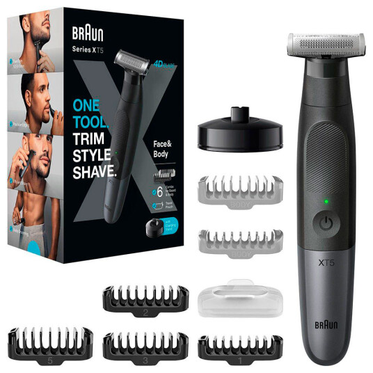 Hårtrimmer til hele kroppen BRAUN Series XT5 XT5300 Face & Body Trimmer