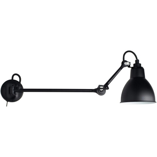 Lampe Gras N°204 L40 SW Vegglampe Sort