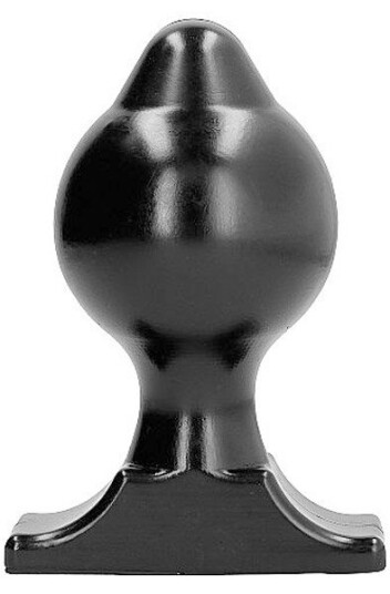 All Black Vinyl Anal Plug 17 cm All Black Vinyl Anal Plug 17 cm