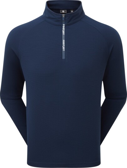 FootJoy FJ Wordmark Chill Out Golfgenser herre Navy With White X Large