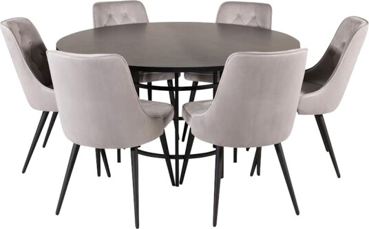 Spisegruppe furniture/fashion Copenhagen med 6 Vera Stoler