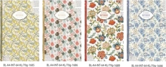 Pen Notatbok Fresh 190X285/64K Ruter