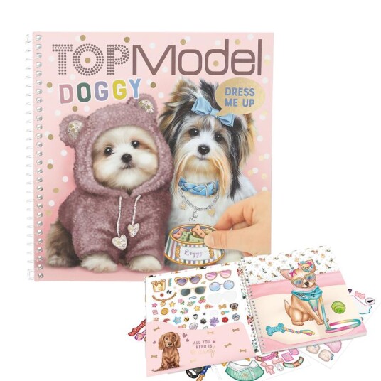 TOPModel Dress Me Up Klistremerkebok Doggy