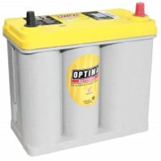 OPTIMA AGM Yellow Top 12V 38AH 460CCA +høyre JIS poler.