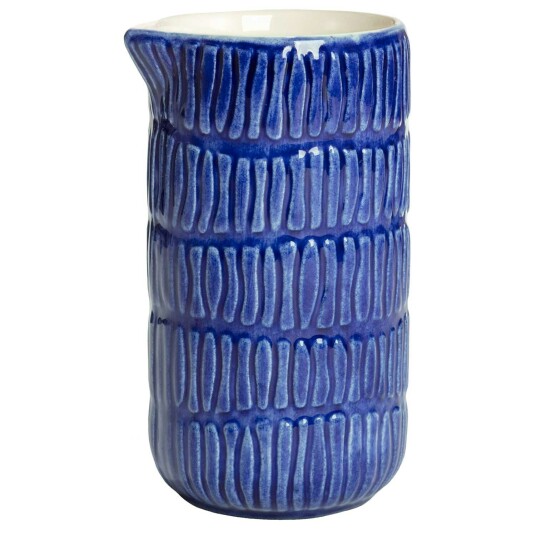 Stripes Melkemugge 30 cl 12,5 cm Blå