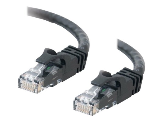 C2g Cat6 Booted Unshielded Utp Network Patch Cable Koblingskabel Rj-45 Hann Til Rj-45 Hann 50 Cm Utp Cat 6 Formstøpt Uten Hindringer Flertrådet Svart