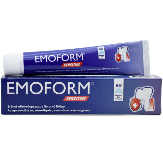 Tannkrem mot ising Emoform Sensitive Kaliumnitrat 50 ml