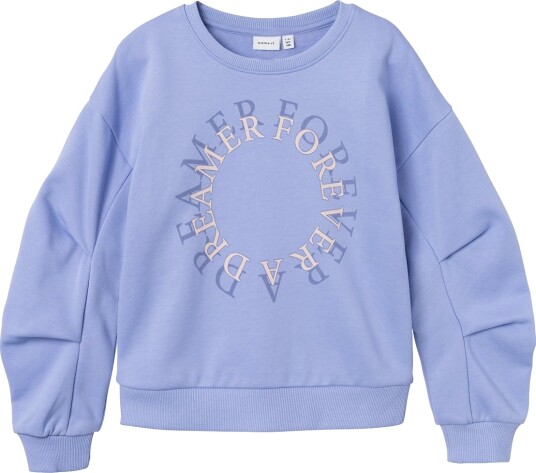 Name It Nkfptaround Ls Sweat Bru Purple 158 164