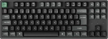 Keychron K8 Ultra 80% 8K Keychron Apex Brown Gamingtastatur Uten Numpad Nordisk Svart K8U-J3-BO
