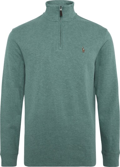 Polo Ralph Lauren Estate Rib Quarter Zip Pullover Green XXL