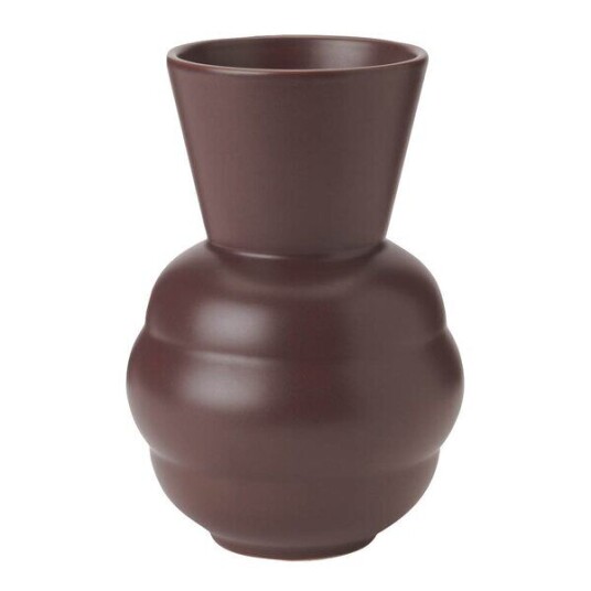 Knabstrup Keramik - Tortus Archie vase No1 21 cm bordeaux Knabstrup Keramik - Tortus Archie vase No1 21 cm bordeaux