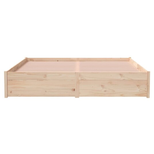 vidaXL Sengeramme heltre 160x200 cm