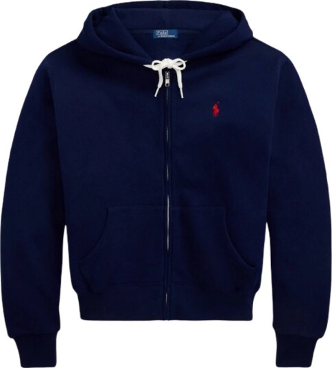 Polo Ralph Lauren Fleece Full Zip Hoodie   Navy   XL