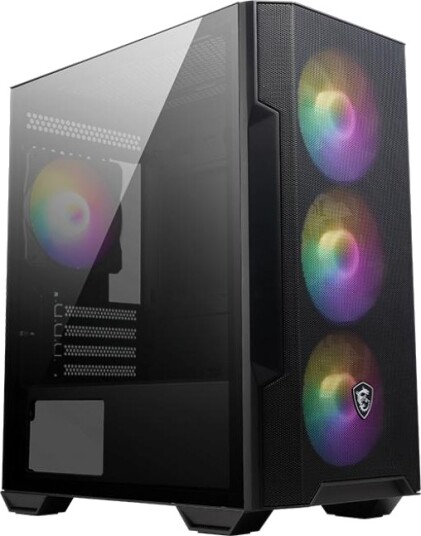 MSI MAG Forge M100R Midi Tower Kabinett med Herdet Glass - Svart