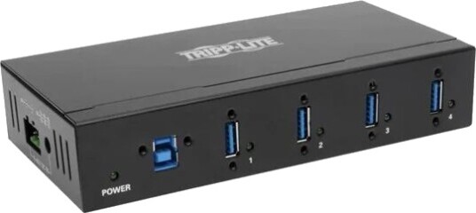 Eaton series 4 Port Rugged Industrial USB 3.0 SuperSpeed Hub USB hub USB 3.2 4 porter Svart U360 004 IND