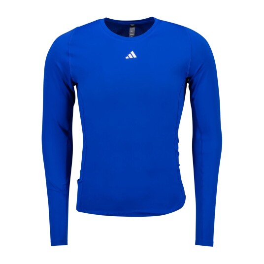 adidas Techfit Long Sleeved Tee, kompresjonstrøye for fotball, herre Team Royal Blue