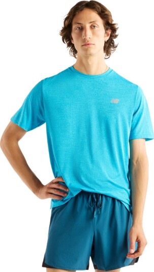 New Balance Athletics T Shirt Blue M New Balance Athletics T Shirt Blue M